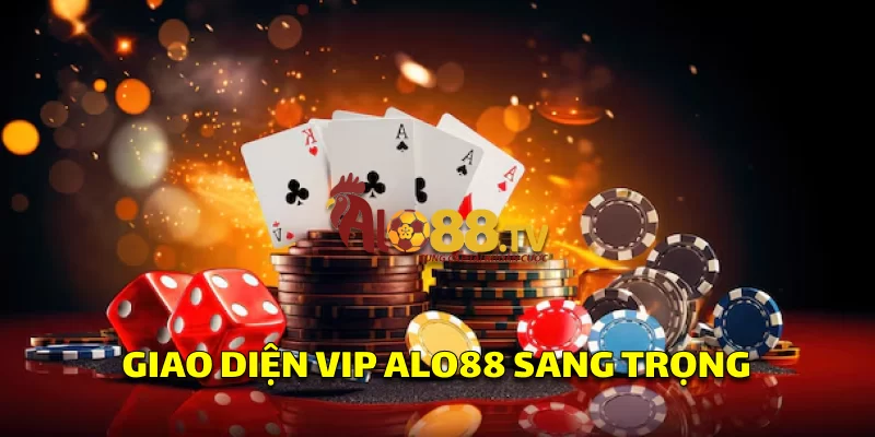 Trang VIP Alo88 với thiết kế hiện đại, hiển thị các ưu đãi độc quyền và thông tin tài khoản riêng biệt